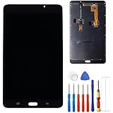 E-YIIVIIL Neuer LCD Display kompatibel mit Samsung Galaxy Tab A 7.0 2016 WiFi SM-T280 Display Touchscreen Bildschirm Digitizer Assembly Glas  Tools (Schwarz)